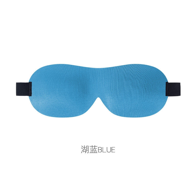 Wholesale Private Label 3D Contour Black Foam Sleep Eye Mask Travel Cotton