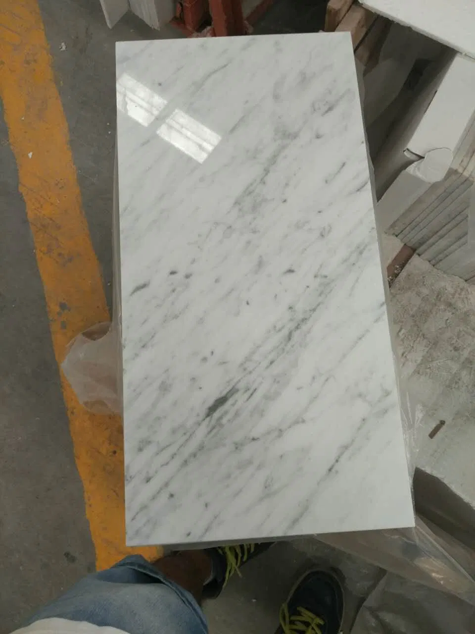 St Laurent Black Grey Marble for Laminate Flooring Stone Tiles