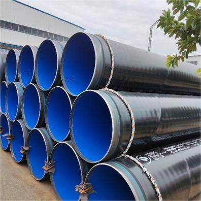 Ipn8710 3PE Larger Diameter Anticorrosion Spiral Steel Pipe
