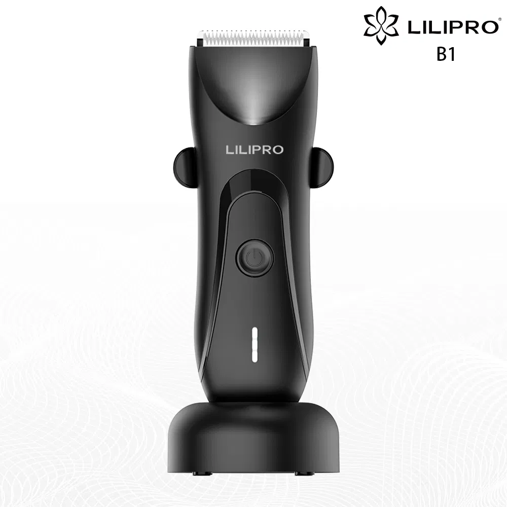 Lilipro B1 Moisture-Proof Ball Trimmer Having Light & Ceramic-Coated Blade Body Stylist for Pubic/Body/Groin Care Electric Shaving Devices