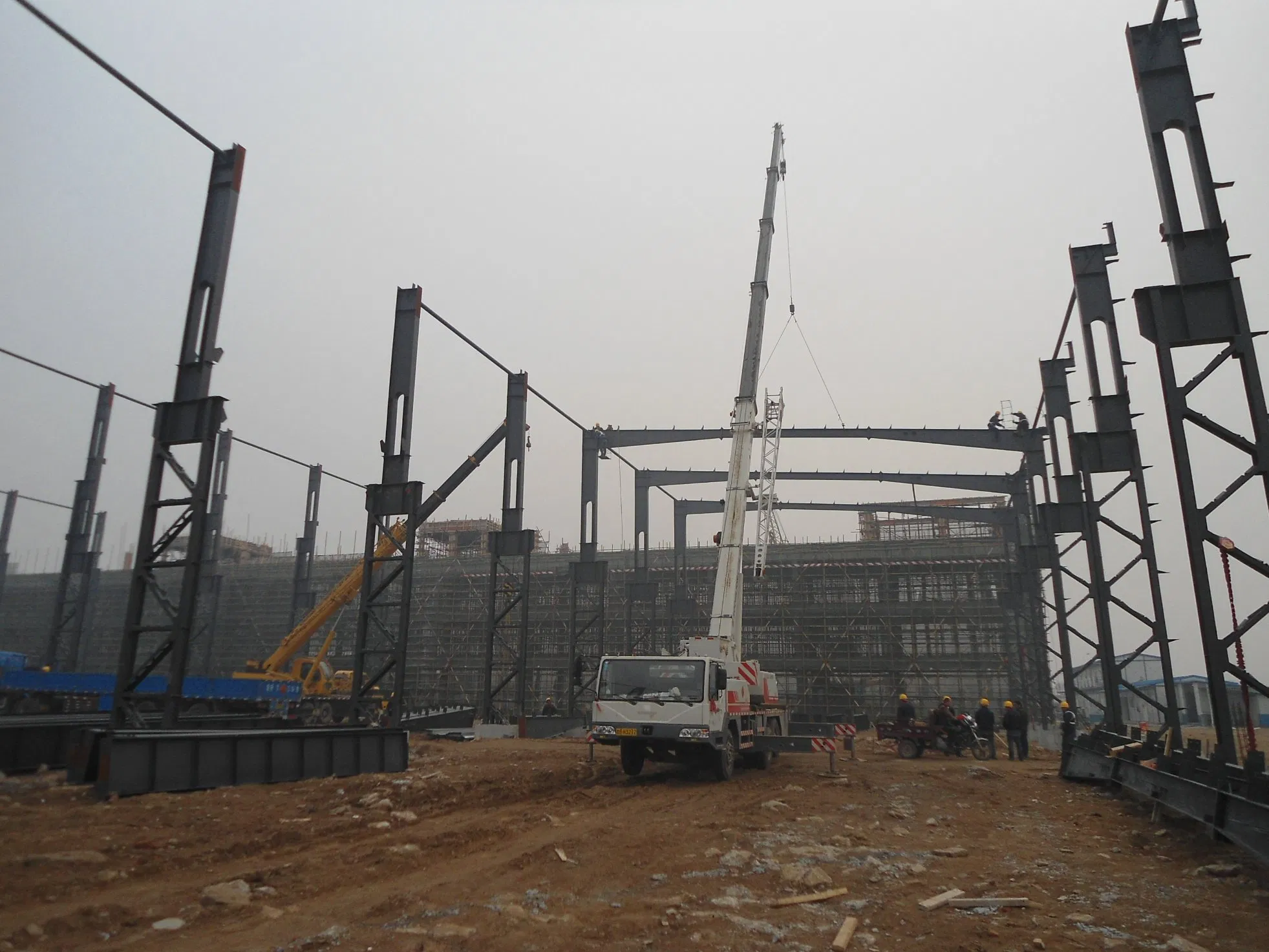 Large Span Iron Structure Agricultural Warehouse Construction Frame Steel Industrial Building Portable Workshop