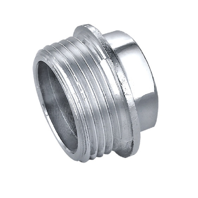 Forged Polishing Chromed Brass Bushing Brass End Cap Pipe Fittings