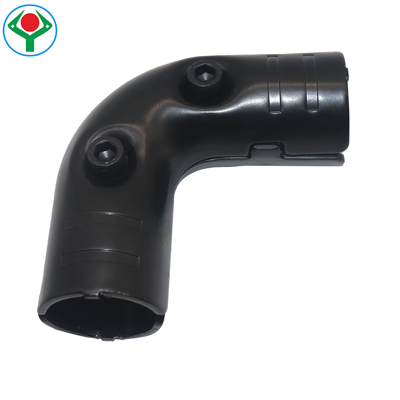 Ys-16 High Strength Round Corner Connector Round Angle Joint Set for Ergonomic Cart Handles
