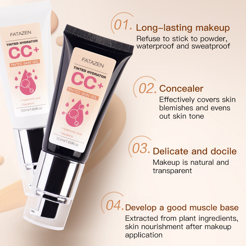 Whitening Cc Concealer Moisturizing&Brightening Cc Liquid Foundation