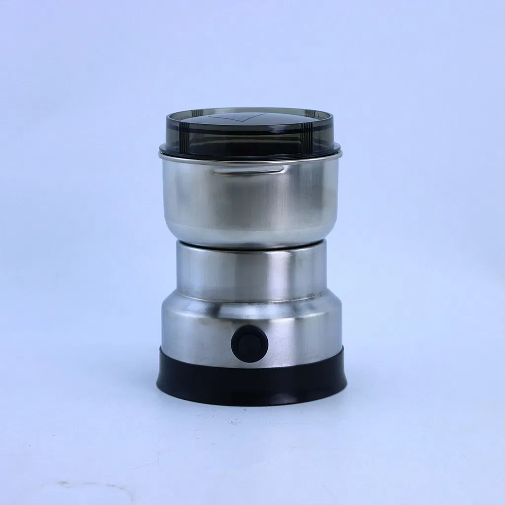 Premium Portable Coffee Grinder with Stainless Steel Blades, Rechargeable USB Electric Spice Grinder Mill