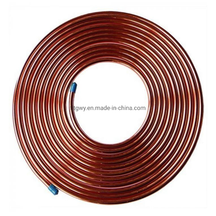 ASTM C10100 C1100 C1200 Copper Pipe in Roil 30feet for AC