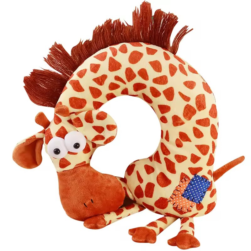 Custom Creative Kawaii Stuffed Animal Plush Giraffe Neck Pillow Toy