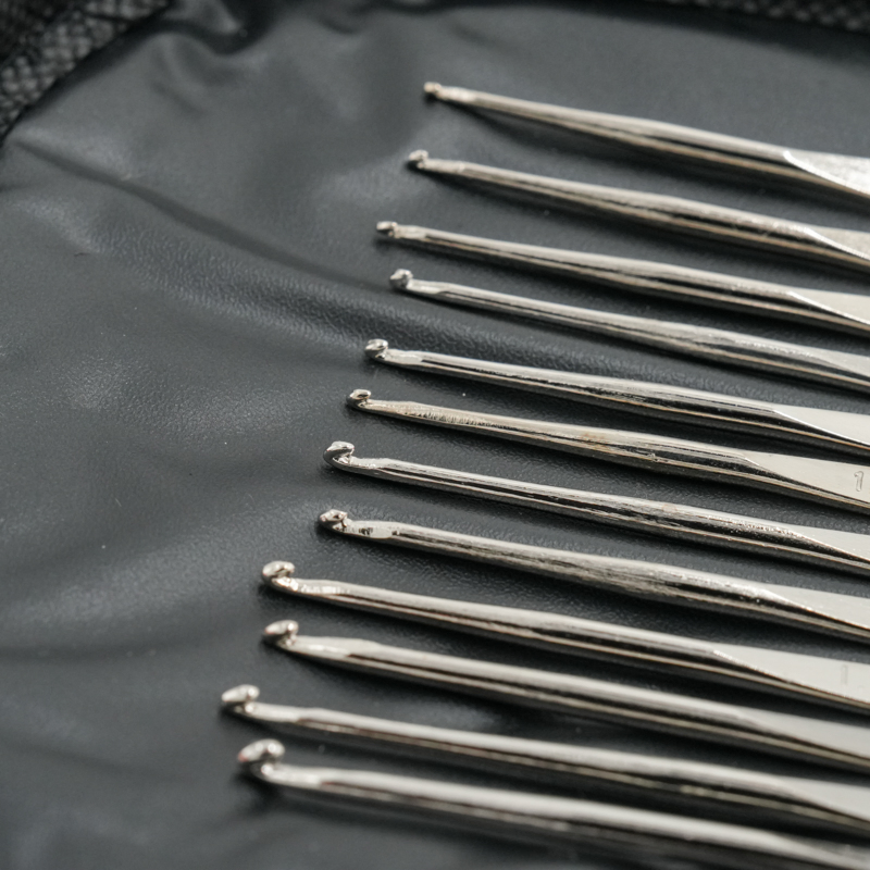 Aluminum Crochet Hook+Iron Crochet Hook Set (22PCS/set)