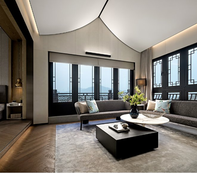 Chinese Ancient Style Metal Aluminium/Wooden Antique Window Customization