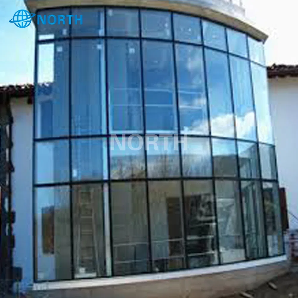 Hot Selling Curved Safety Glass for Curtain Wall Glass