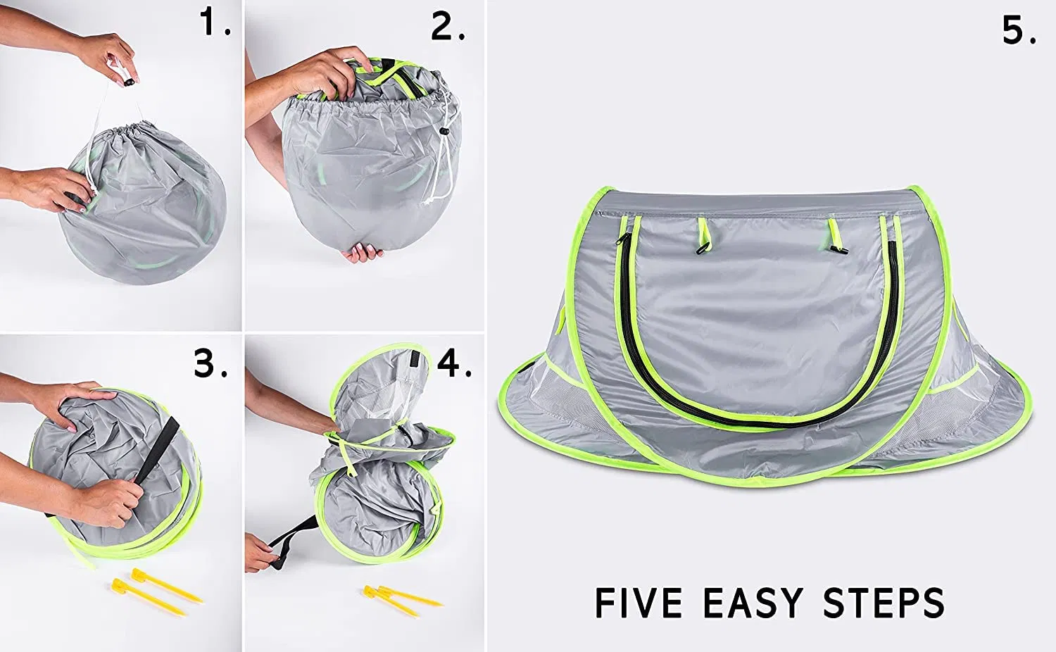 Portable Baby Kids Beach Tent Sunshade Foldable Travel Tent Camping Mosquito Net