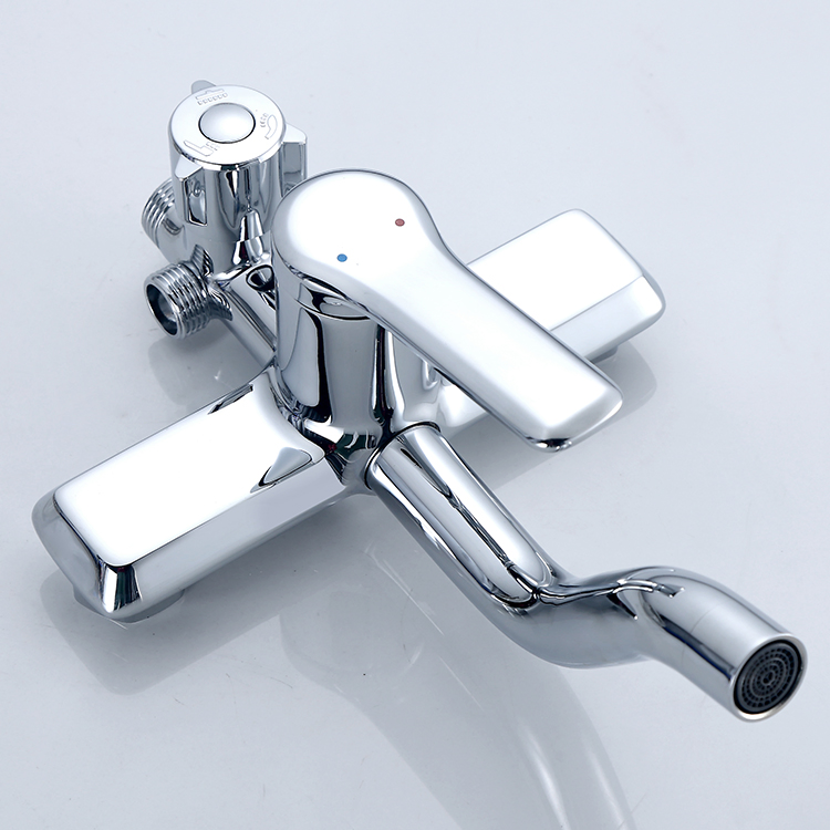Wall Mounted Bathroom Faucet Stainless Steel Rainfall Shower Set
