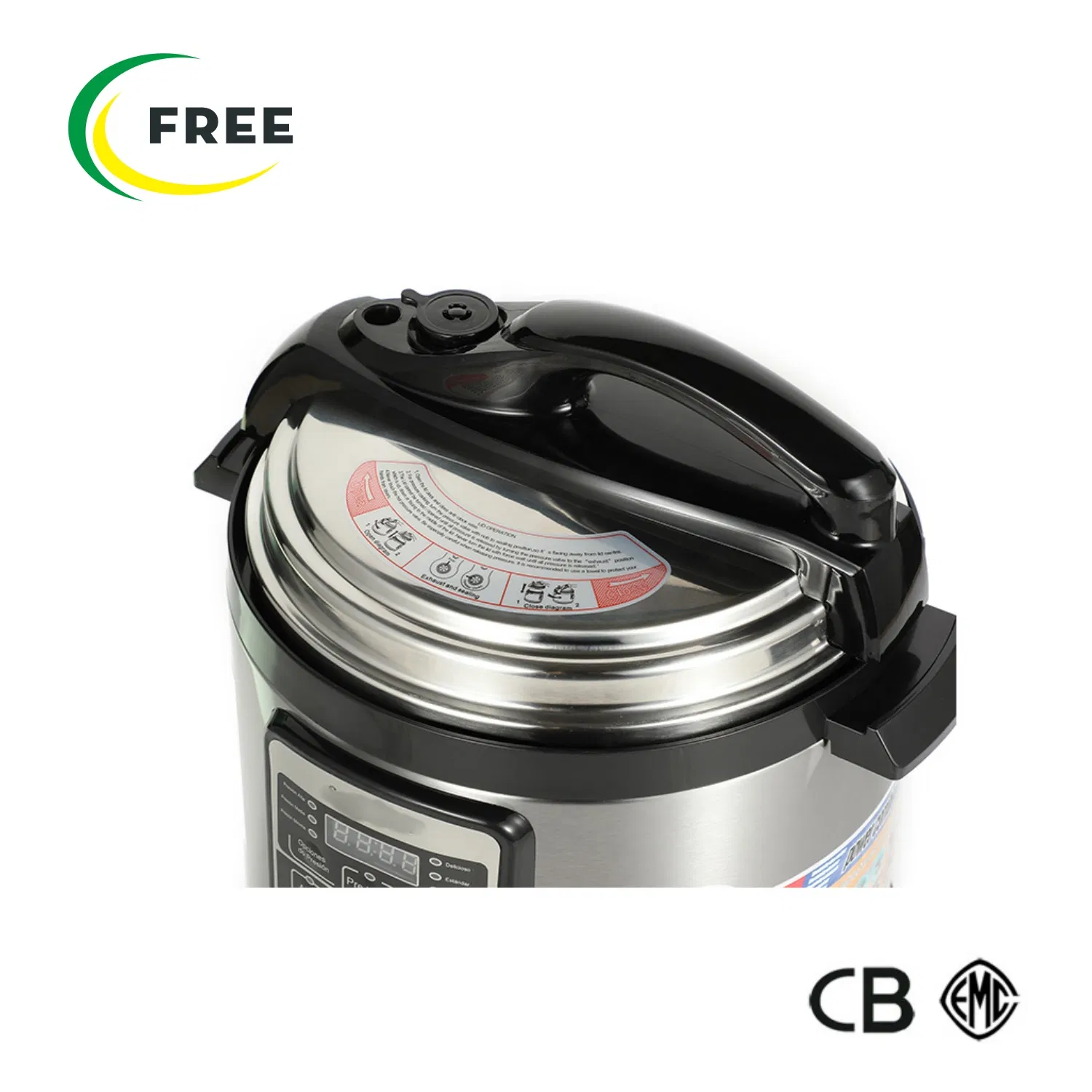 Factory Direct 6L Non-Stick Coating Inner Pot Electric Pressure Cooker