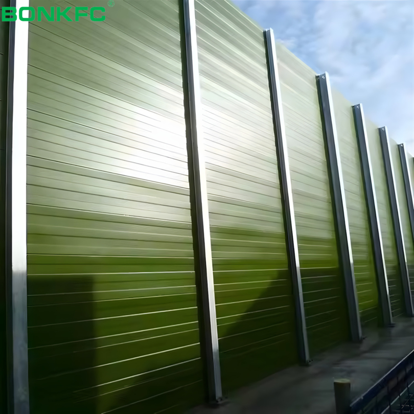 Used for Commercial Street Clear Sound Proof Fence Panels Shopping Mall Acrylic Acoustic Noise Barriers