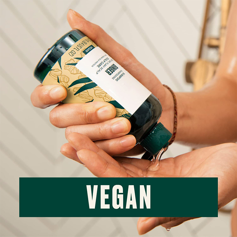 Beauty Cosmetics Inhibit Greasy Hair and Promote Hair Growth Ginger Shampoo