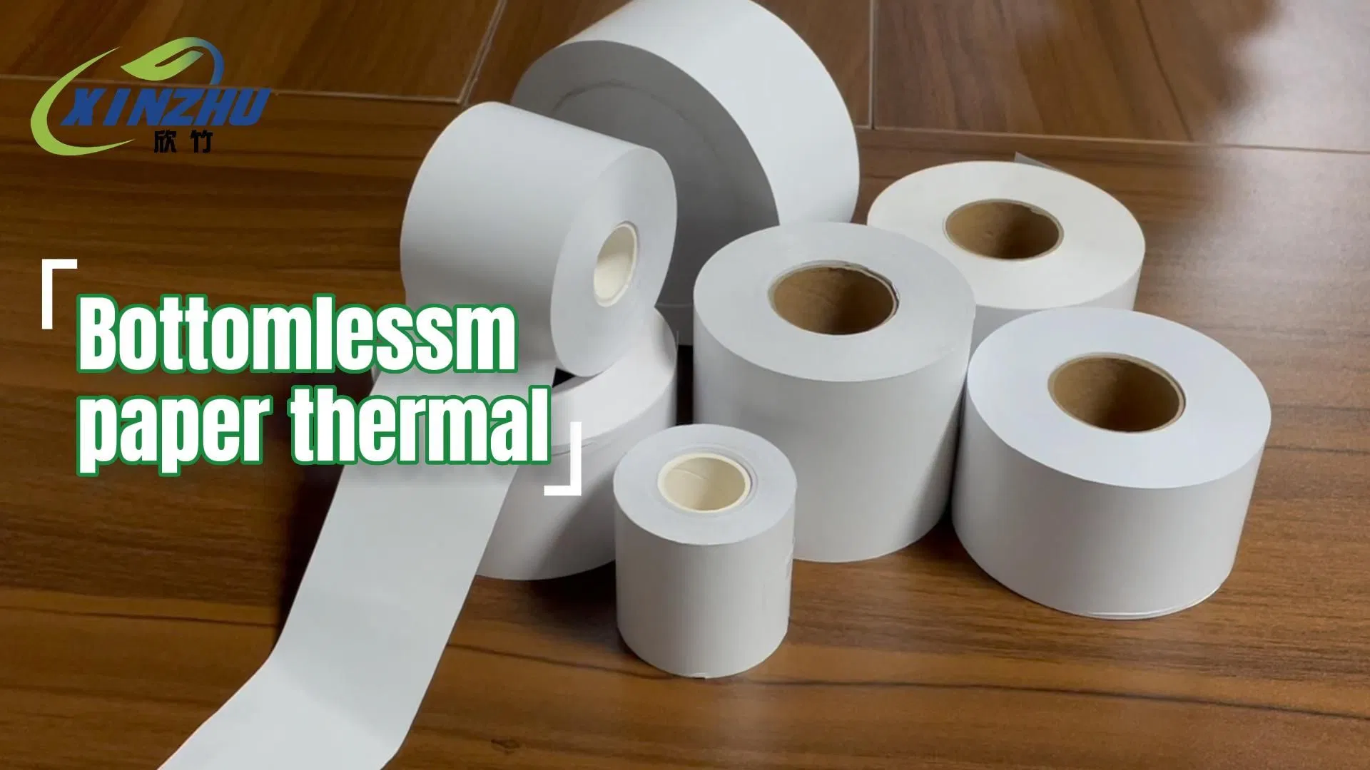 Top Thermal Linerless Label Removable Self Adhesive Label for Supermarket