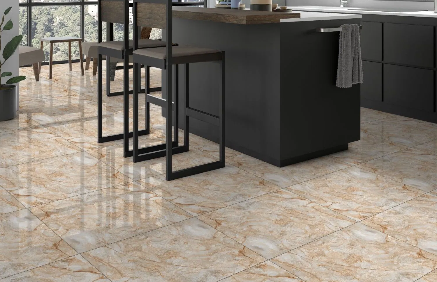 Плитка терраццо для пола и стен, 600x600 мм