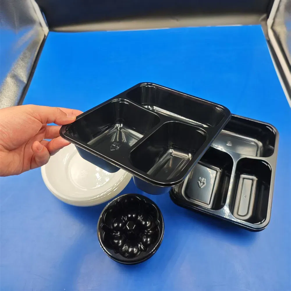 Disposable Cpet Tray Takeaway C-Pet Meal Box Ovenable Food Packaging Box