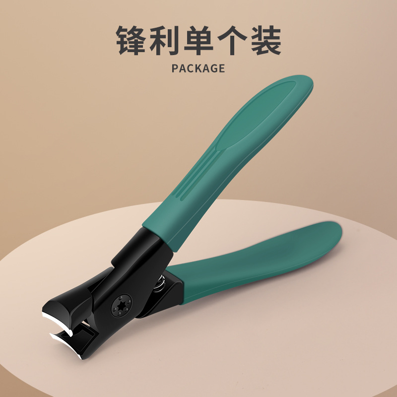 Soft Handle Stainless Steel Cuticle Nipper Manicure Nail File
