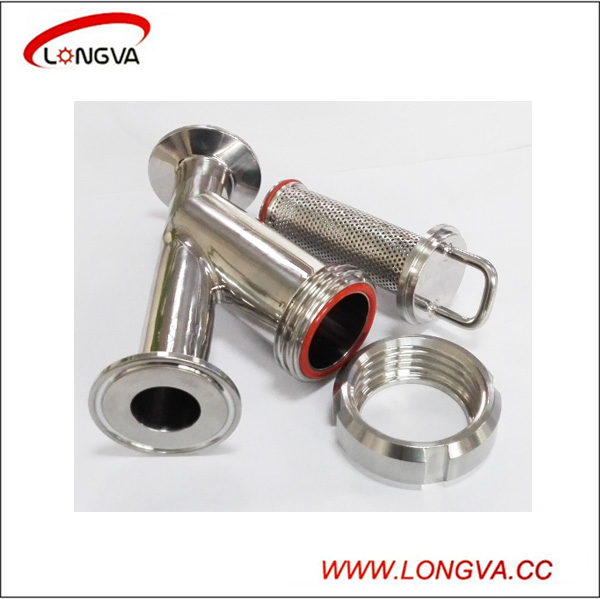 Sanitary Stainless Steel Welded/Clamped/Threaded Y-Type Filter