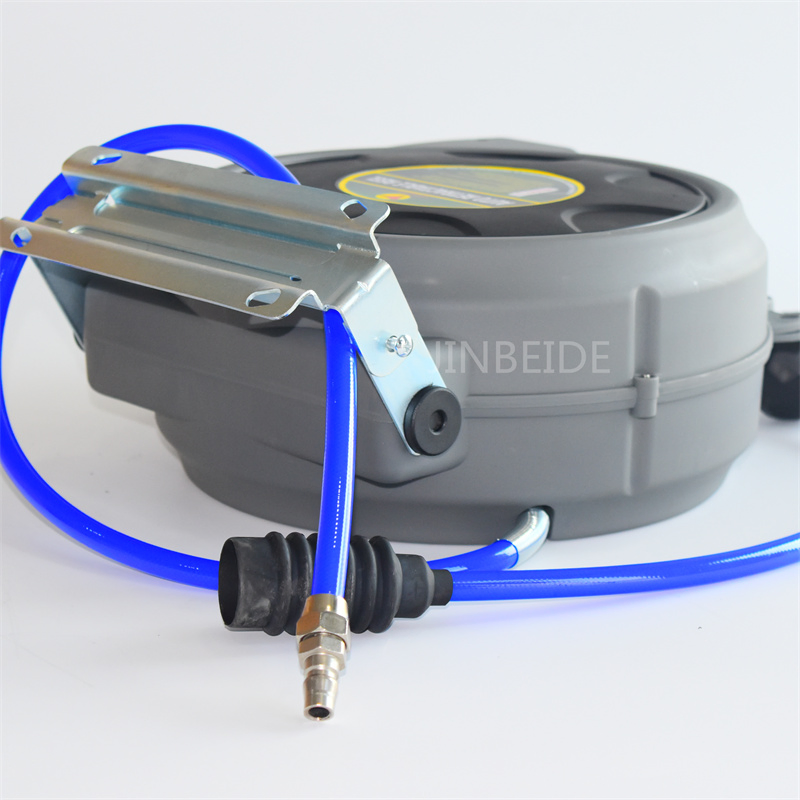 High Quality 10 Meters Garden Hose Reel Retractable Auto Air Hose Reel Wall Mounted