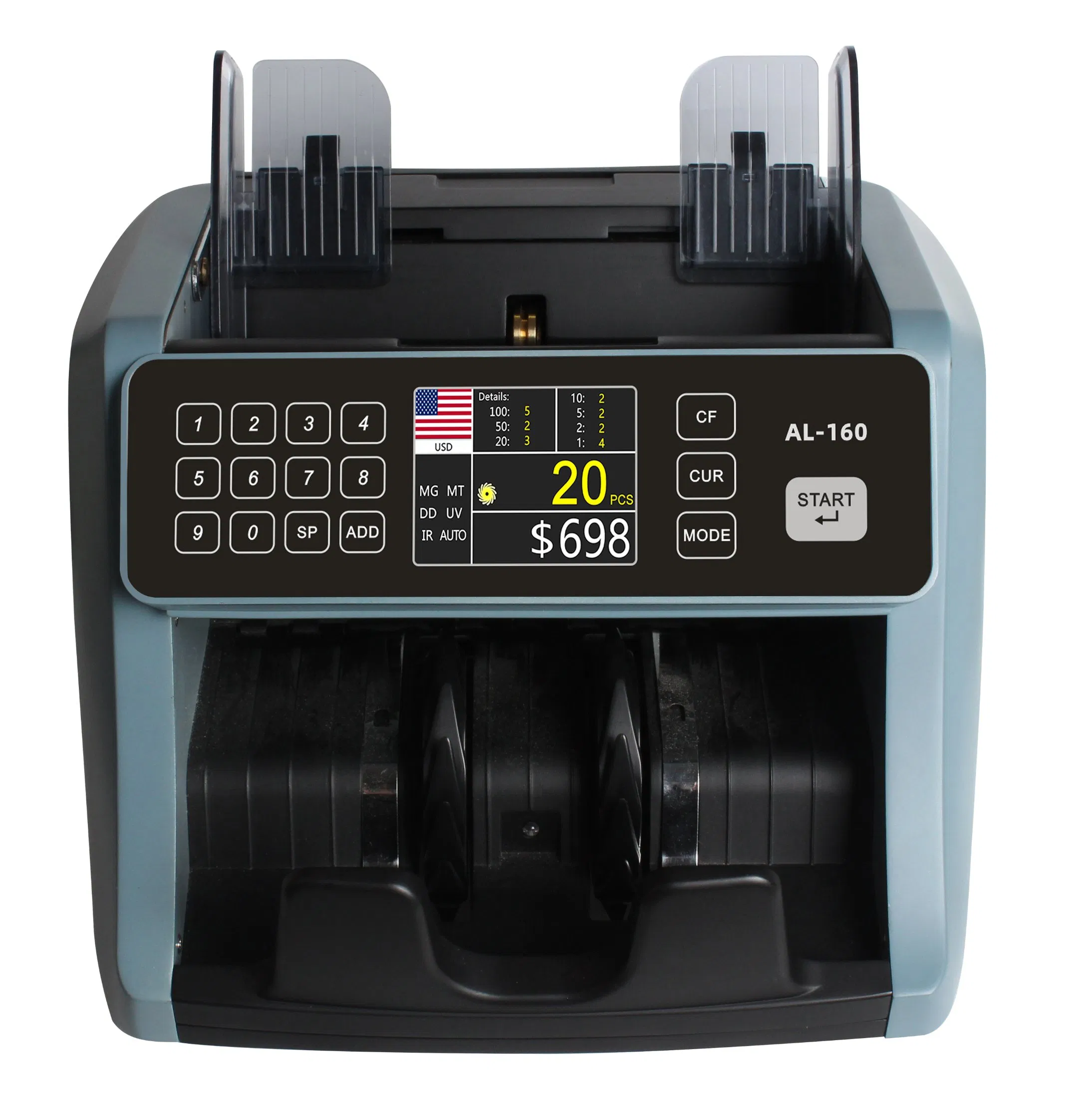 Al-160 Get Currency Detectors Cash Counting Money Banknote Counters