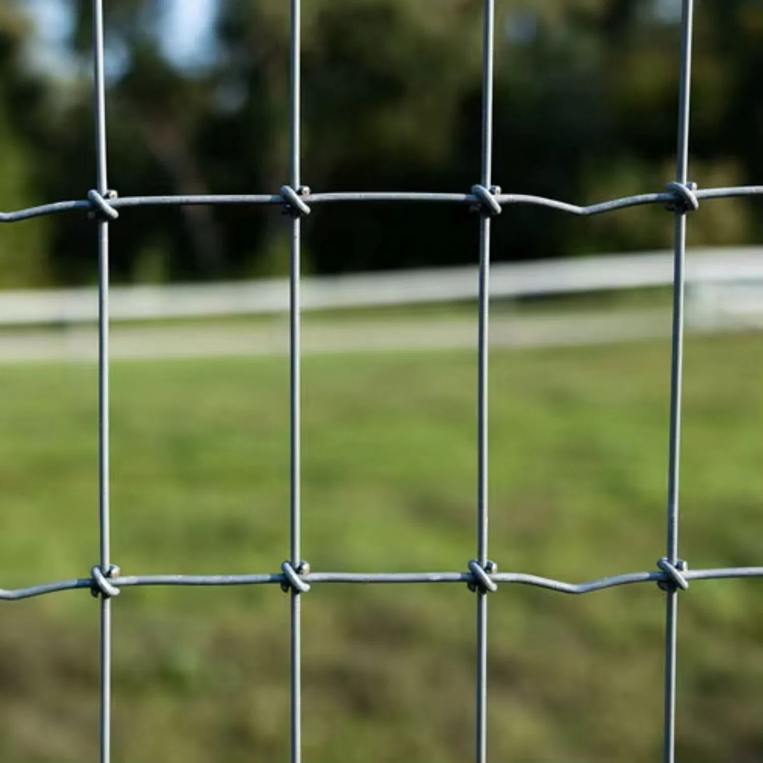 Heavy-Duty Farm Field Fencing Square Knot Filed Fence Anti-Corrosion Galvanized Steel Fence