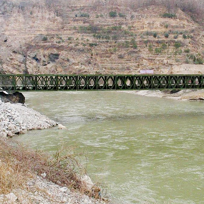 Pedestrian Bailey Steel Structure Modular Panel Construction Bridges Design