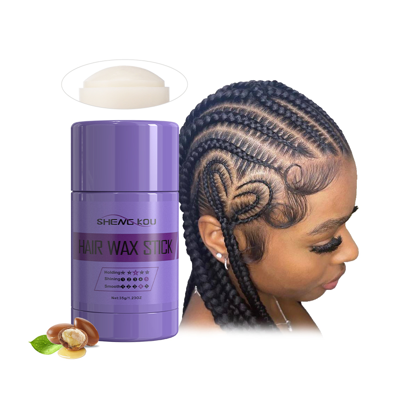 OEM/ODM Long Lasting Styling Wax Edge Control Natural Ingredients Custom Scent Strong Hold Private Label Hair Wax Stick