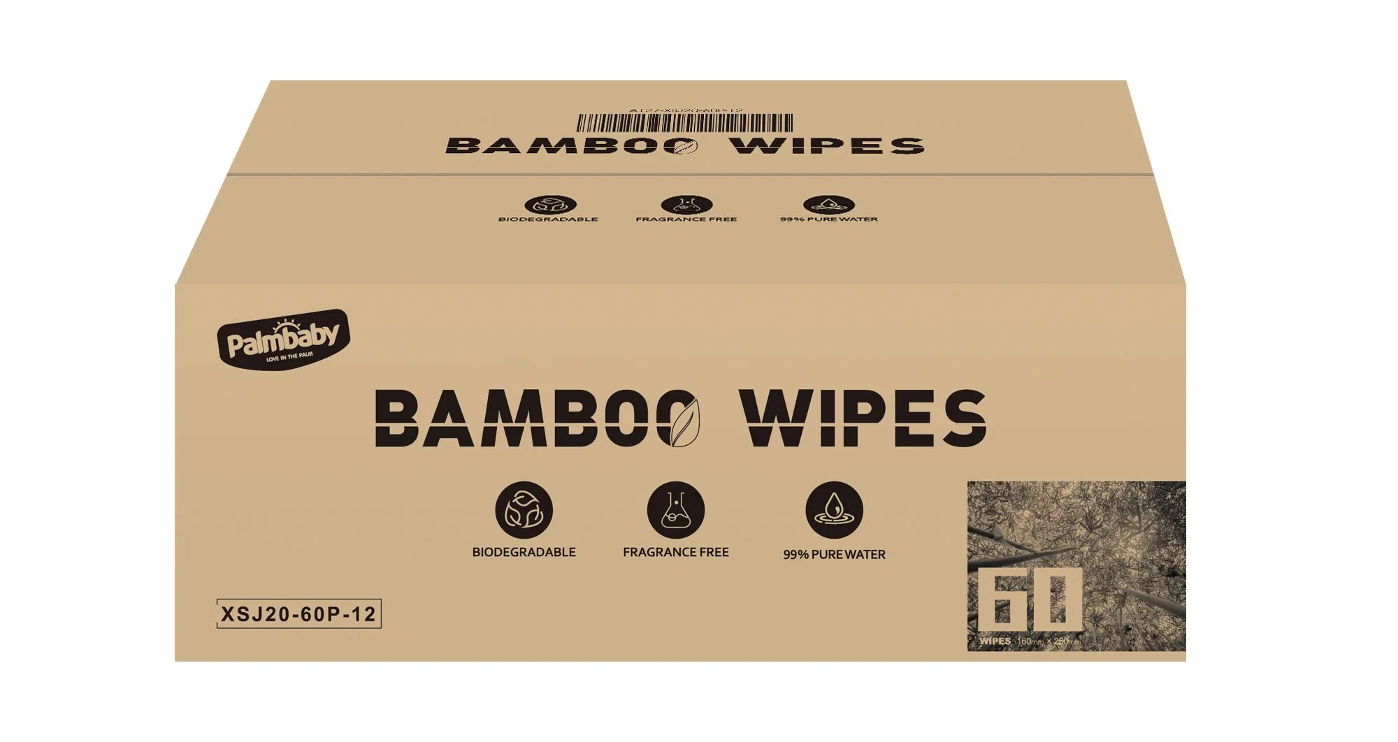 Palmbaby Eco Friendly Baby Wet Wipes100% Biodegradable Rate The Best Chocie for Baby