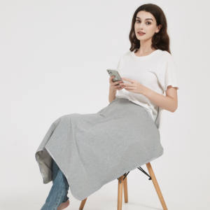 Anti-Radiation Belly Blanket Prints Organic Radiation-Shielding Baby Blanket Emf Protection for Pregnancy, Fertility