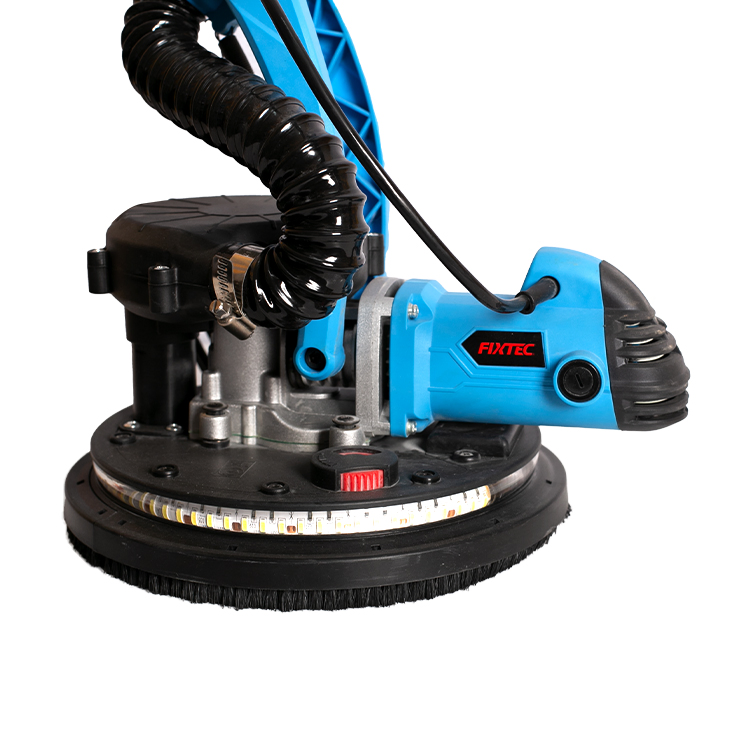 Fixtec High Quality 900W Electric Drywall Sander with LED Light Tool Polishing Machine