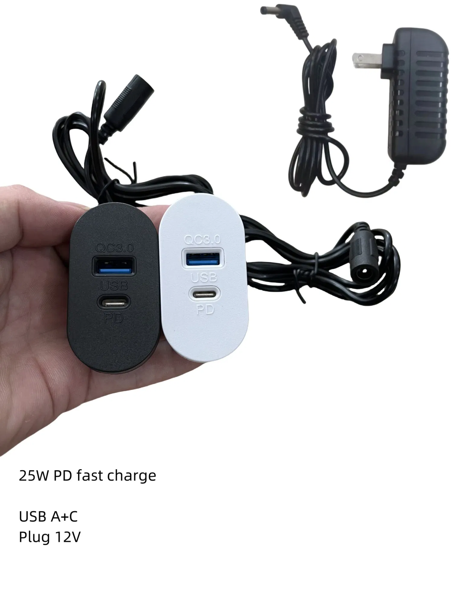 Versatile USB a and C Charging Socket for Fast Power