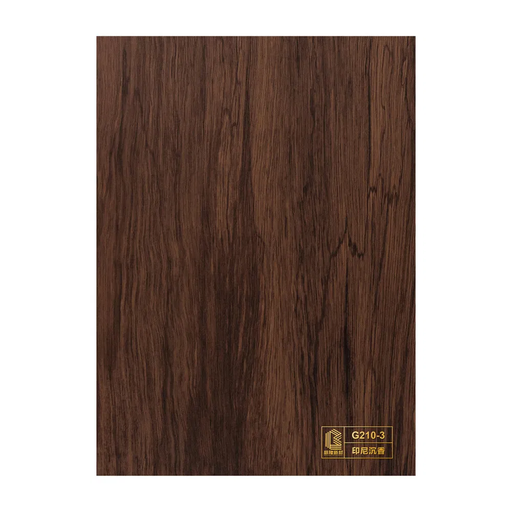 Anti-Static Good Stability PVC Waterproof Wood Veneer Film for Sofa Background Wall