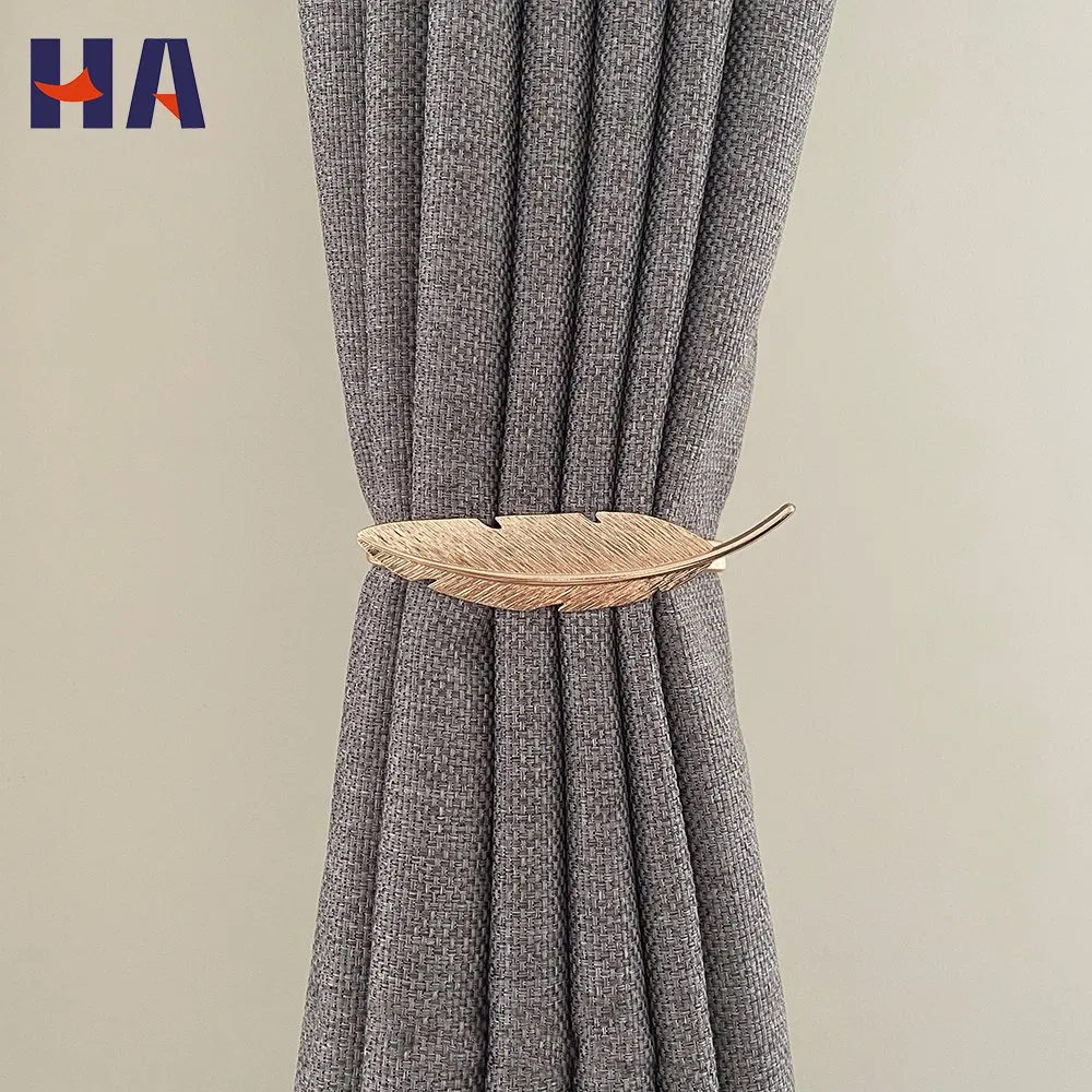 Wholesale Morden Luxury Metal Curtain Holders Holdback Tiebacks Curtain Accessories Decorative for Fashionable Curtain Holder