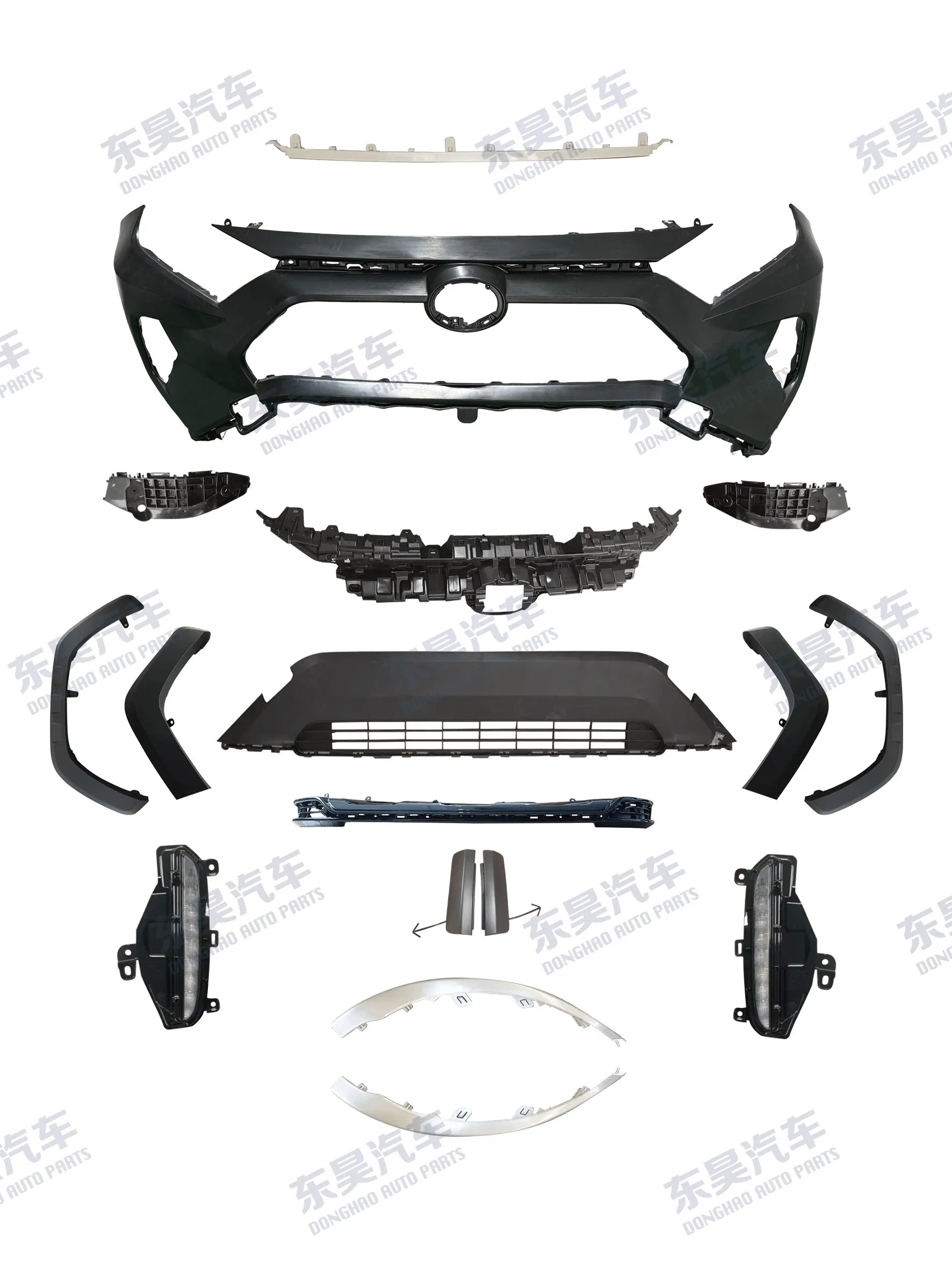 Передний бампер с решеткой радиатора для Toyota RAV4 2023