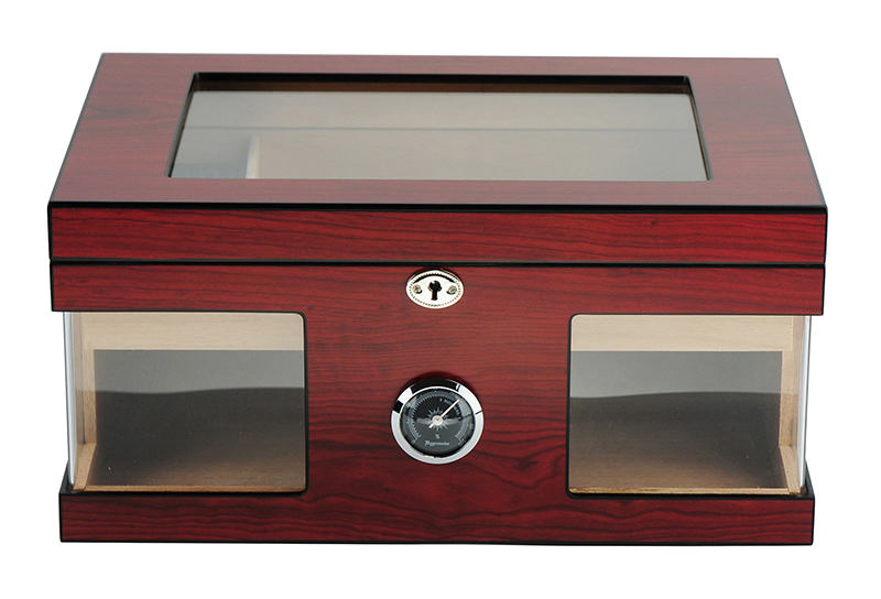 Custom Handmade Humidor Box Humidifier Wood High Gloss Lacquer Finish