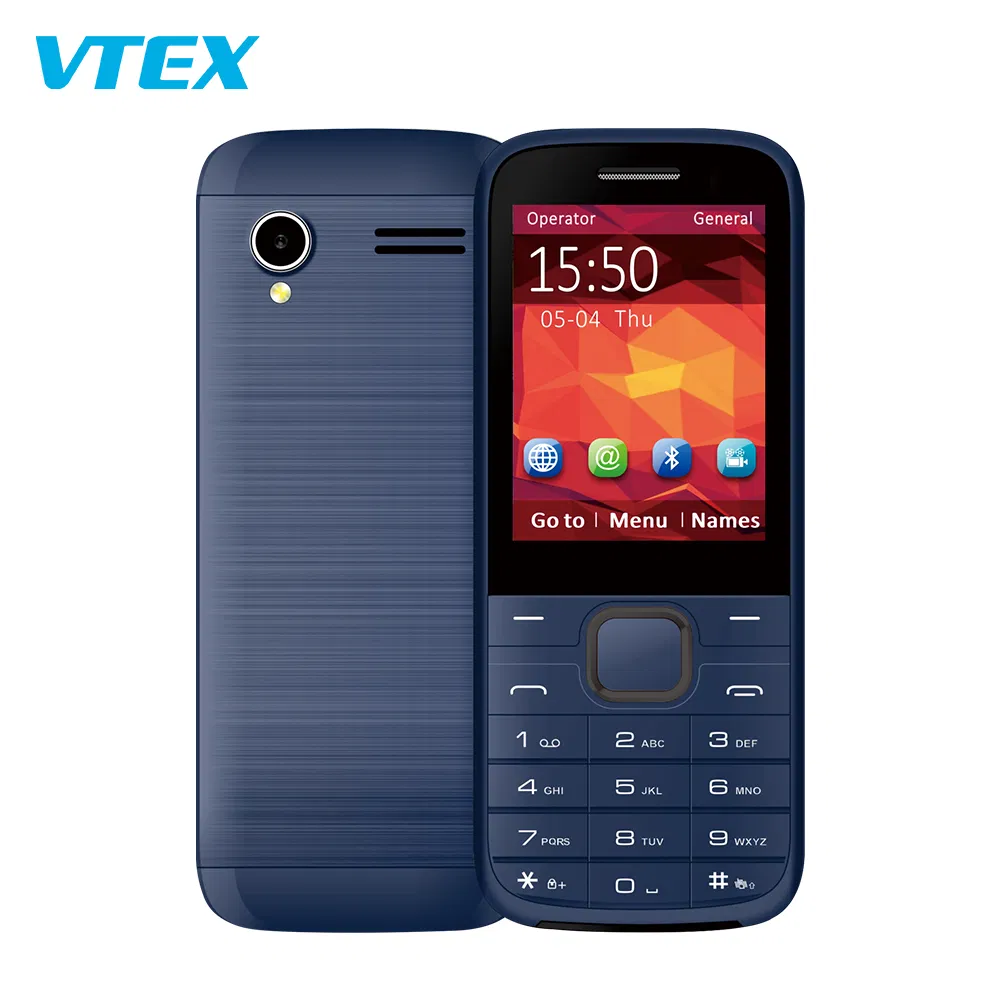 Кнопочный телефон с большими кнопками, 2 SIM, фонарик