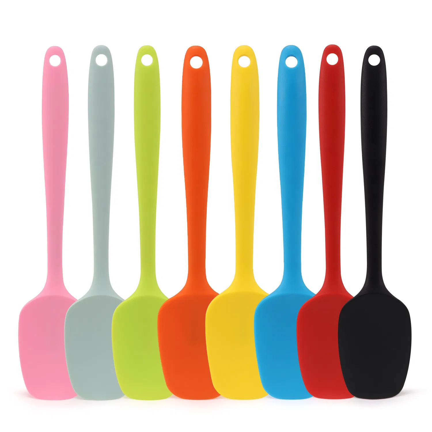 Customized Jogo Cozinha Plastic Best Spatulas Resistant Heat Solid Spatula Silicone Spatula