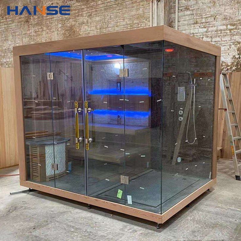 Hanse Good Price Big Size Shower Room Healthy Steam Room Bathroom Sauna Shower Room