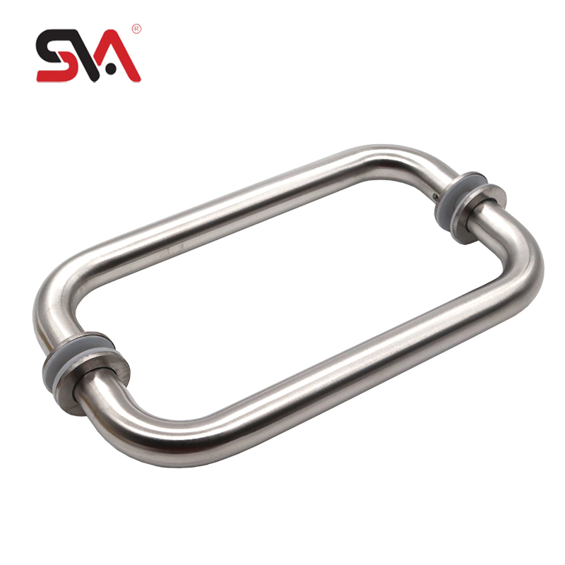 Practical European Antique Style Office Stainless Steel Glass Door Handle