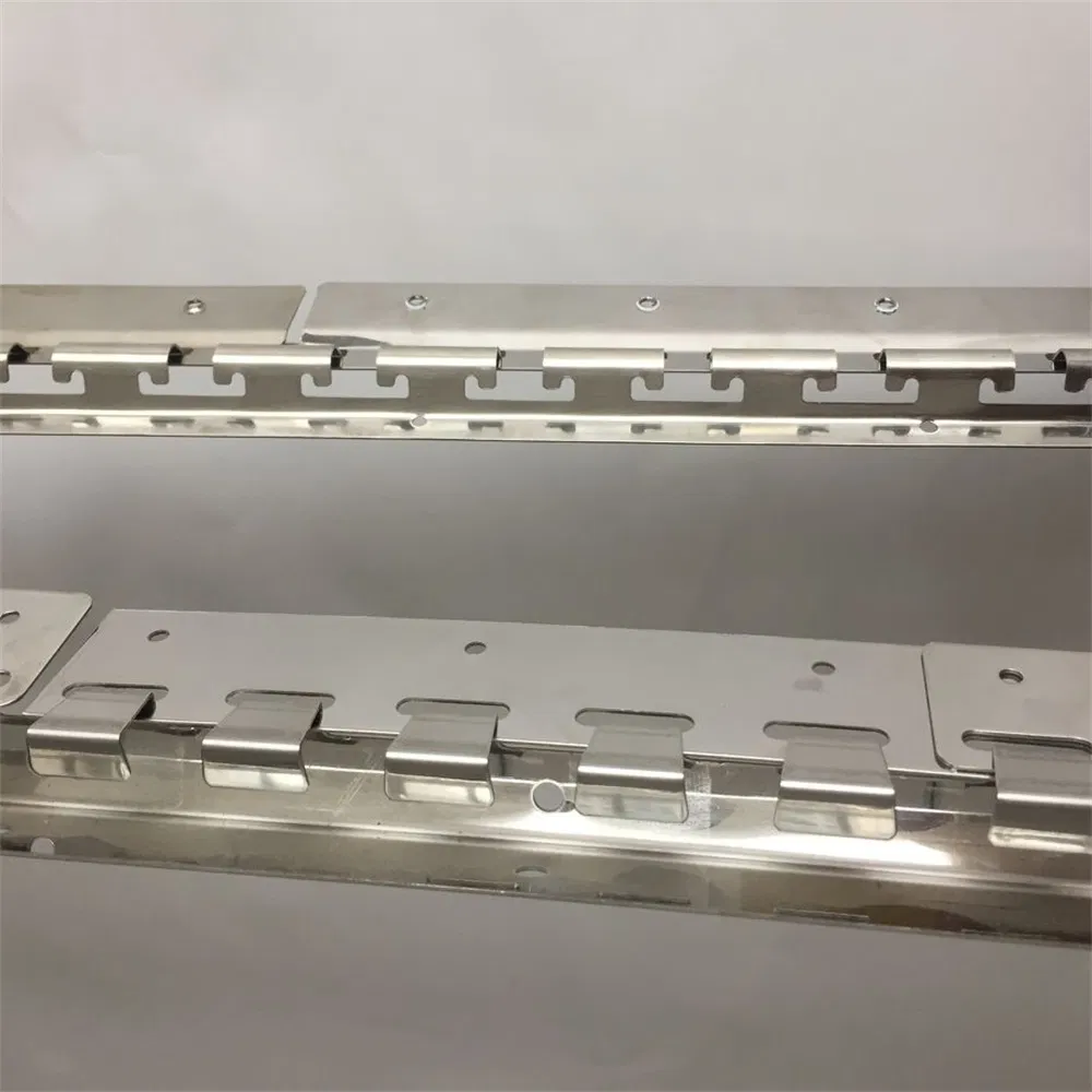 PVC Strip Door Mounting Hardware EU/Cn Style Hanger Rail and Clamp 200mm