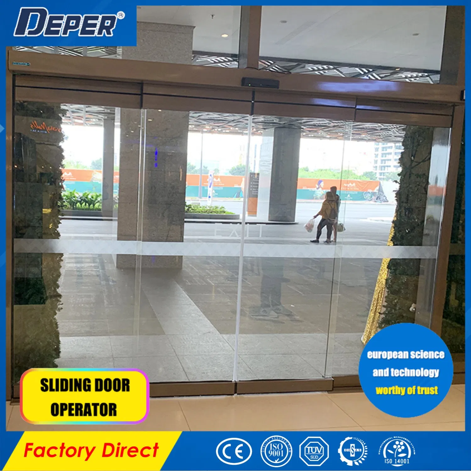 China Manufacturer Shopping Mall 150kg Automatic Door Operator