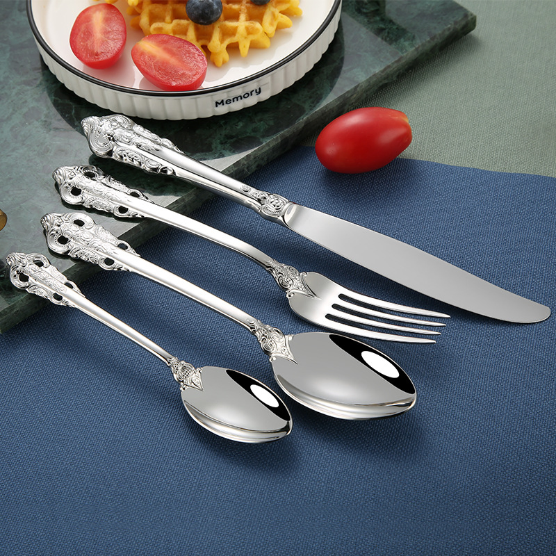 Stainless Steel Cutlery Set Palace Series High-End Hotel Cutlery Set