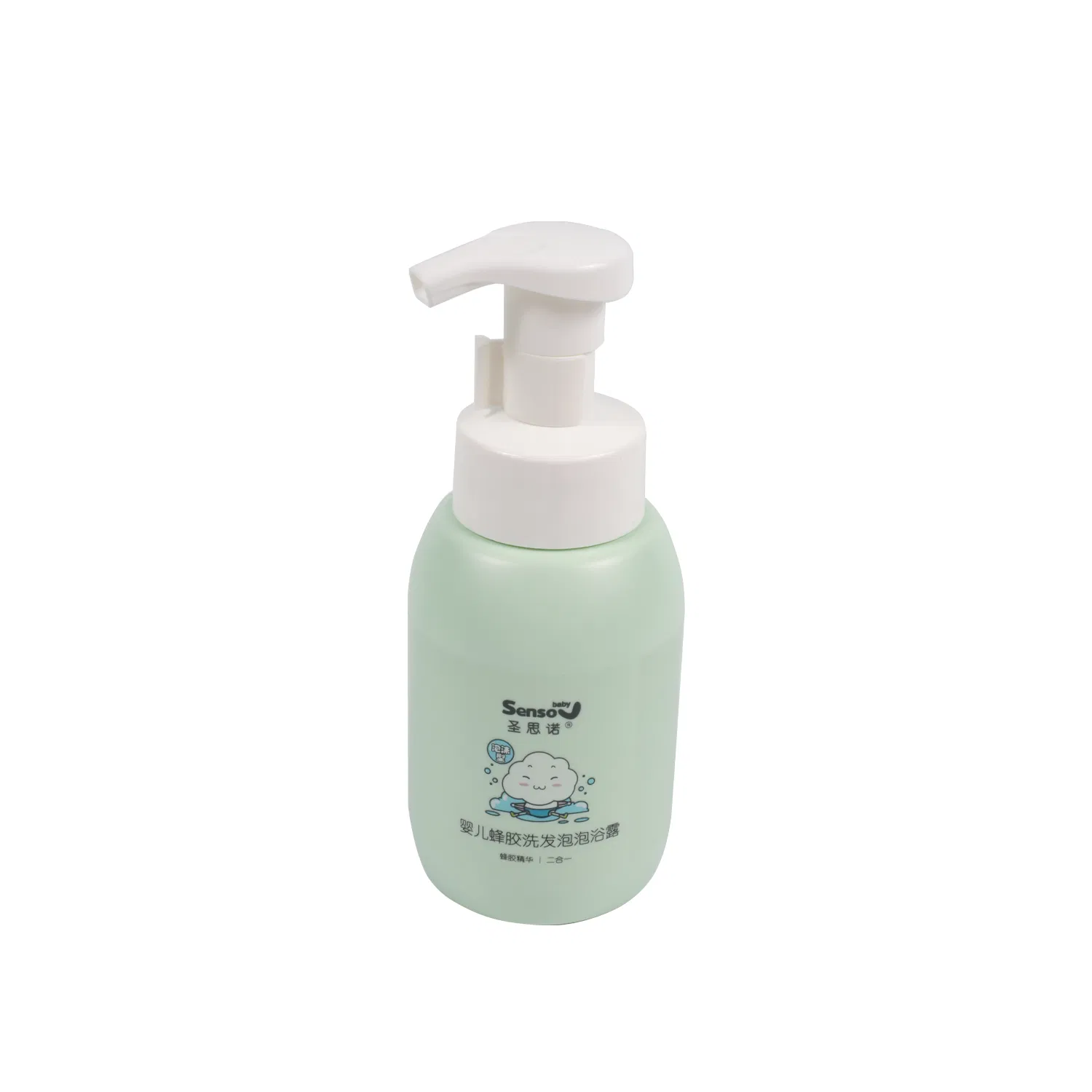 High Quality Tear-Free Formula with Ve / Nature Extracts / Oat Protein Gentle Foam Baby Shampoo & Body Wash 2 in 1