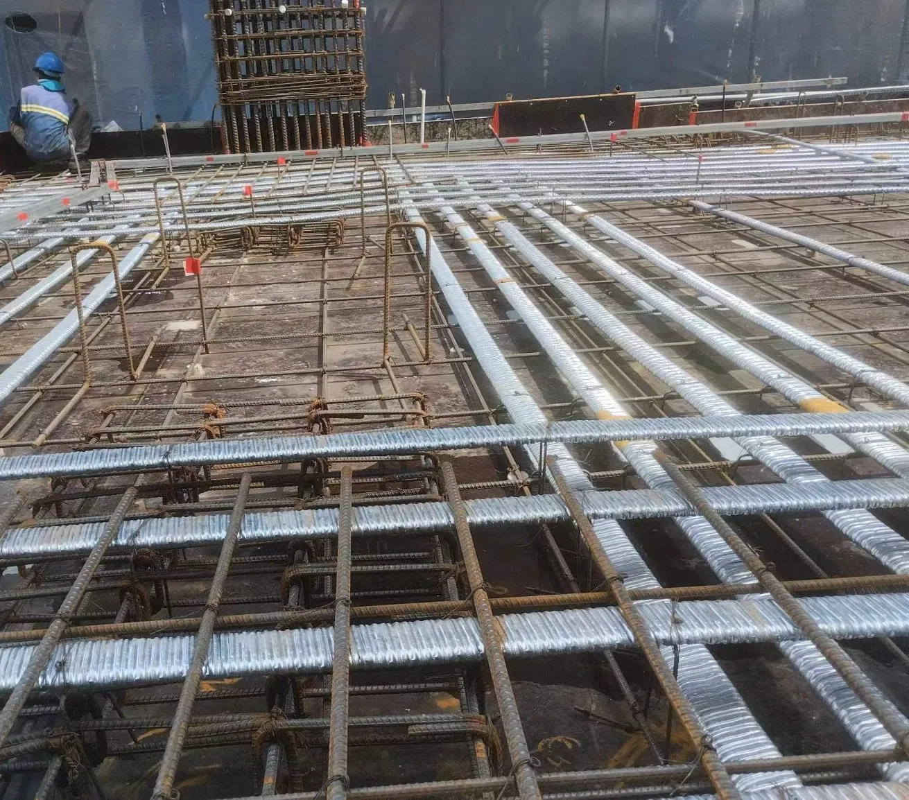 85mm Galvanized Prestressed Corrugated Metal Pipe for Bridges and Buildings