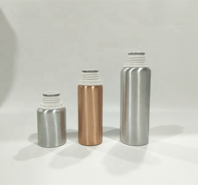 Wholesale Hot Sale Non-Volatile Aluminum Essential Oil Olive Oil Bottle with Plastic Cap Aluminum Oil Bottle