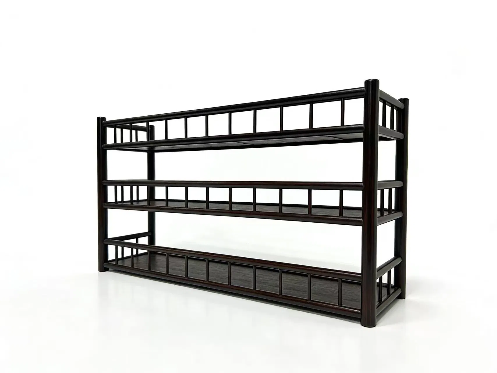 Bamboo Shelf Multi-Layer Rack Oriental Style Storage Rack