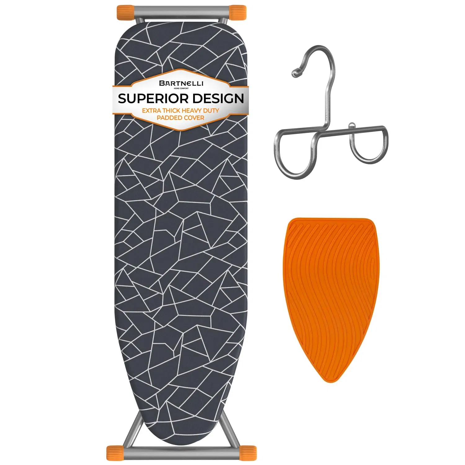 Full Size New Patent Technology Easy Locking System Scorch Resistant Ironing Board