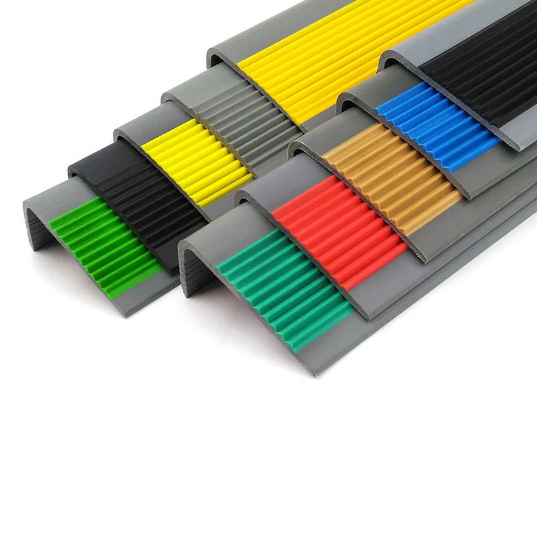 Rubber Safety Stair Tread Nosing Non-Slip Stair Nosing Protector